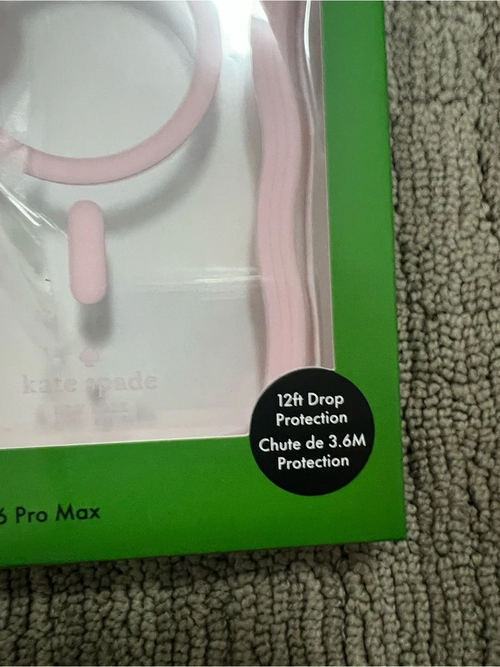 Kate Spade Wavy Case for iPhone 16 Pro Max - Pink